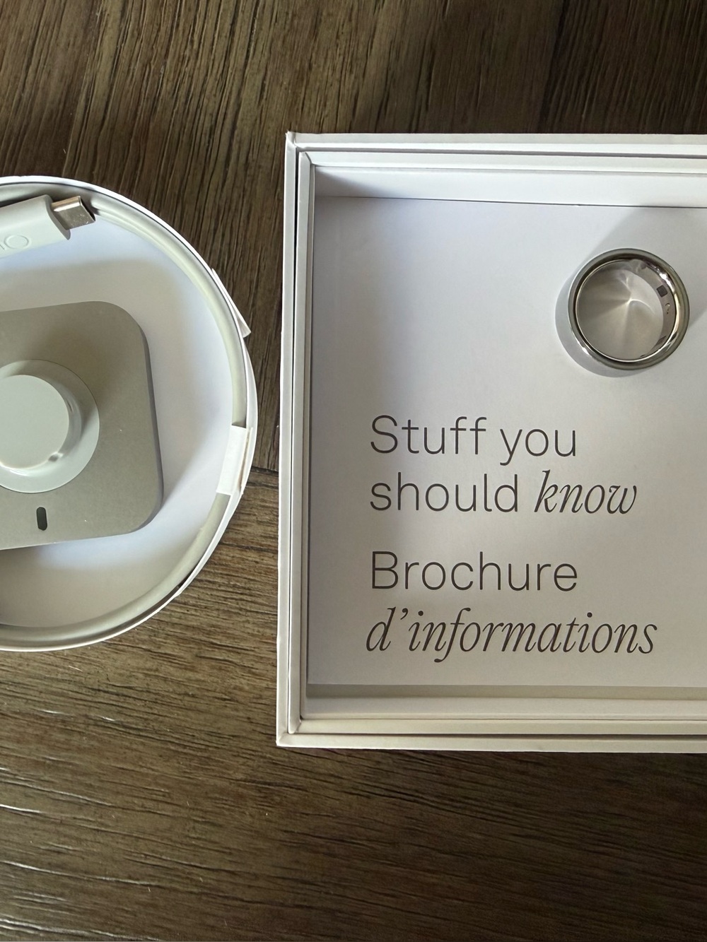 Oura Ring 4 Brushed Silver Size 10 With Charger